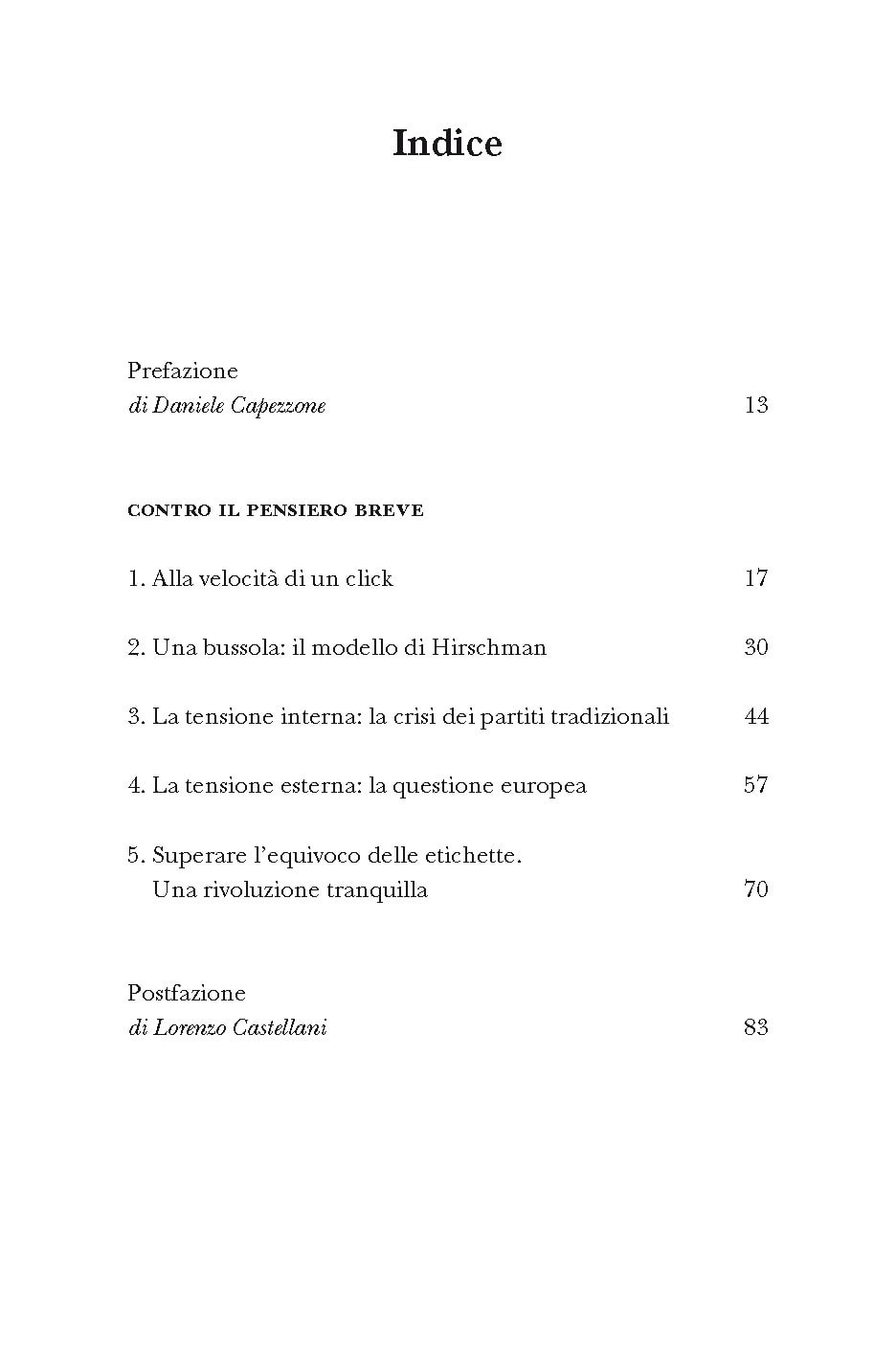 Contro il pensiero breve Contro il pensiero breve. Capire la crisi delle democrazie liberali