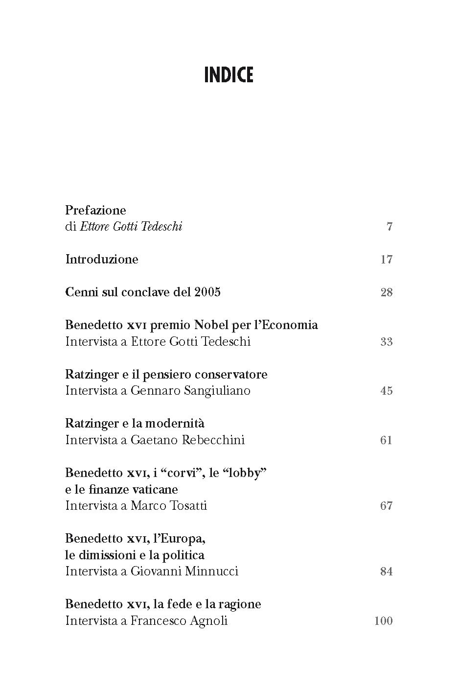Ratzinger Ratzinger. La rivoluzione interrotta