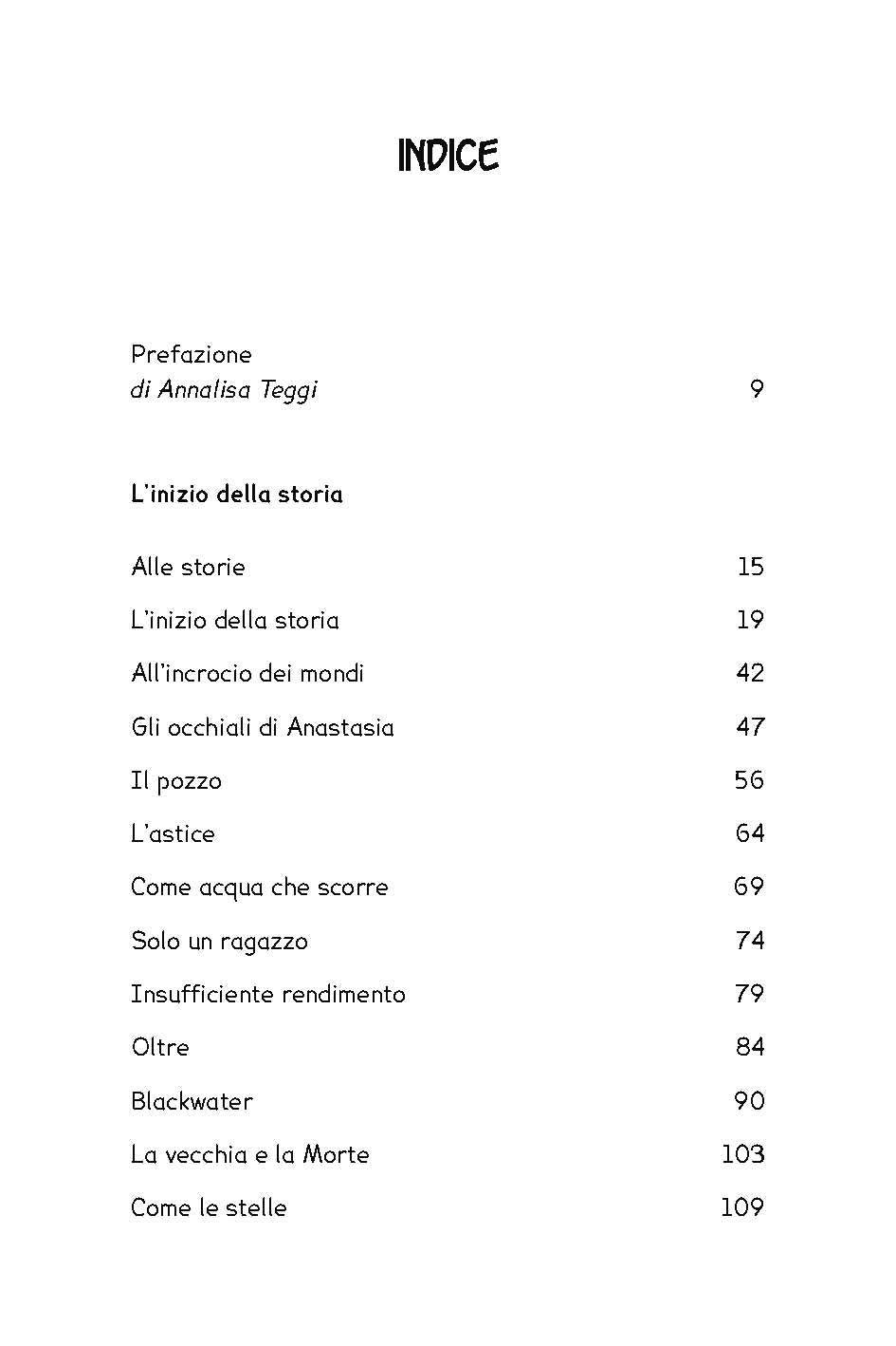 L’inizio della storia