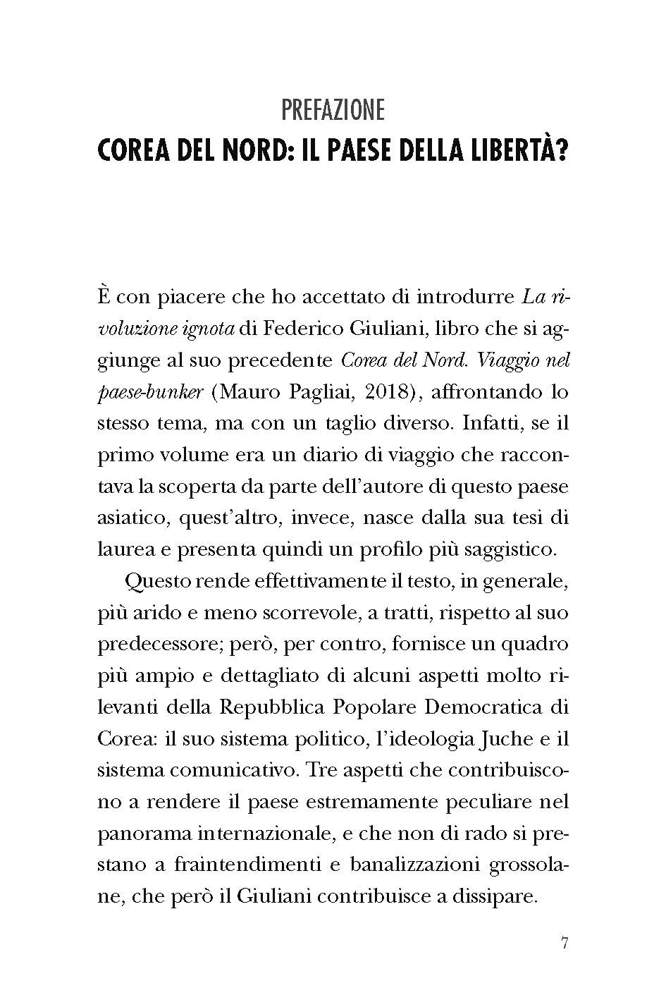 Pagine da GiulianiCN-5 La rivoluzione ignota. Dentro la Corea del Nord: socialismo, progresso, modernità