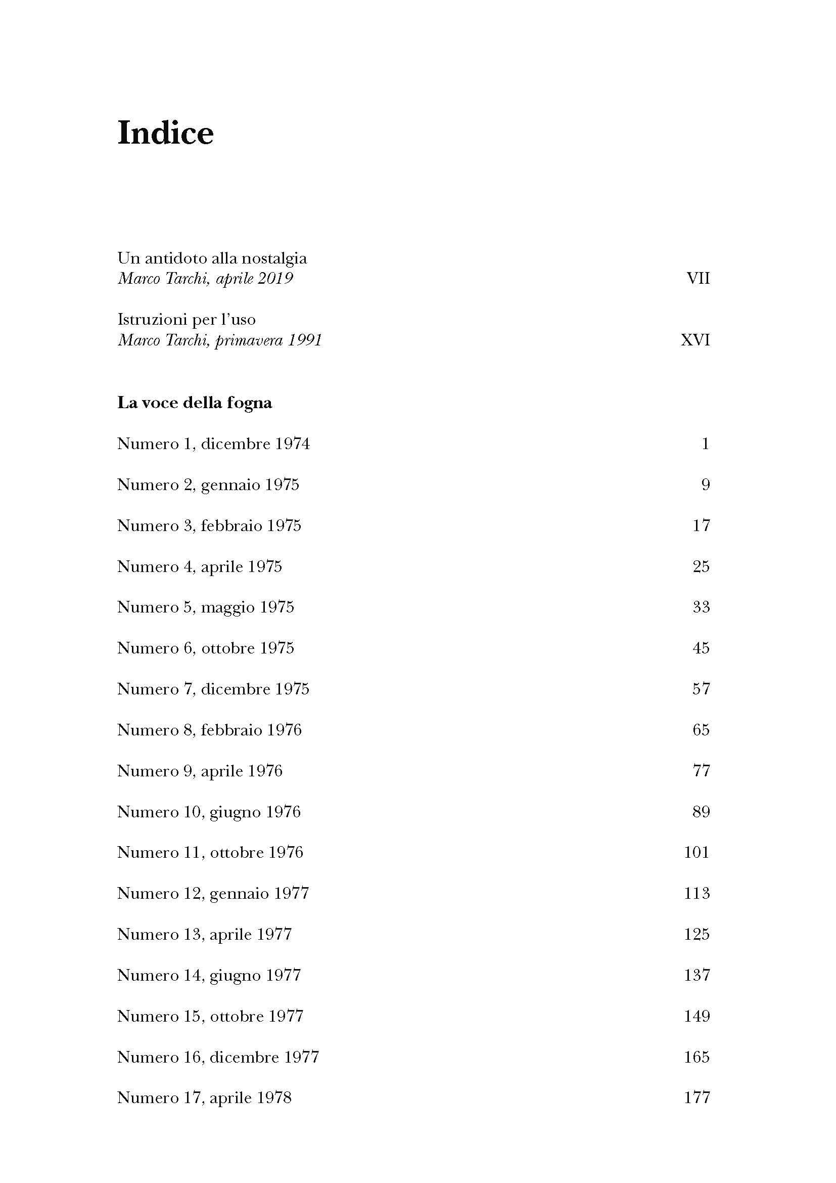 Pagine da PrimeVdF-3 La voce della fogna. Ristampa completa