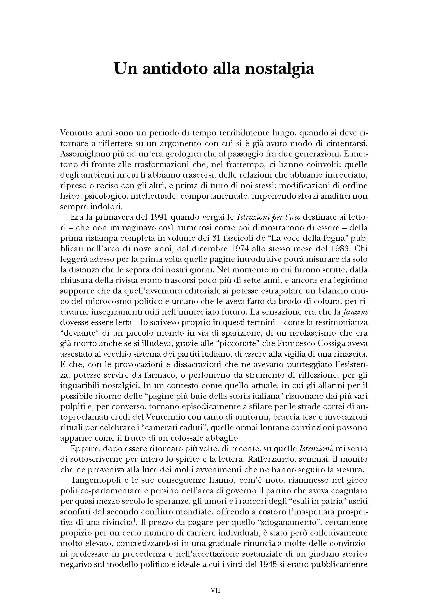 Pagine da PrimeVdF-5 La voce della fogna. Ristampa completa
