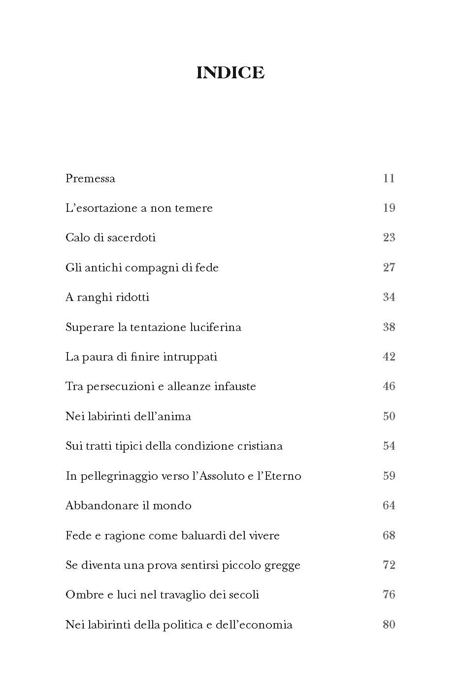 Piccolo gregge. I cristiani nell’ora che volge