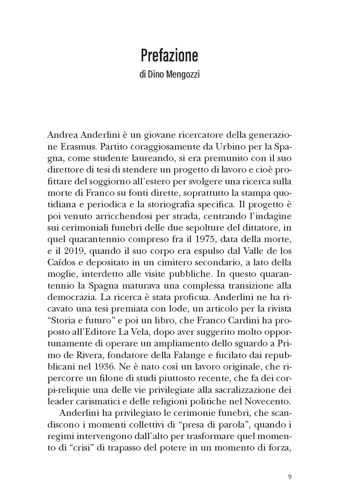 Il corpo del Caudillo